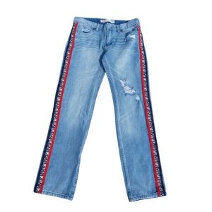 Levi's 511 Slim Women’s Blue Jeans Size 16R W28 L28 Ribbon Side Detail